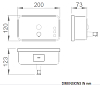 Тумба с раковиной AM.PM Gem M90-FSX0752-WC0752WG, белый