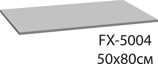 Коврик для ванной Fixsen River 50х80 FX-5004K серый
