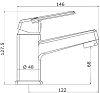 Душевой комплект DIWO Смоленск SM-02cr + SM-03cr