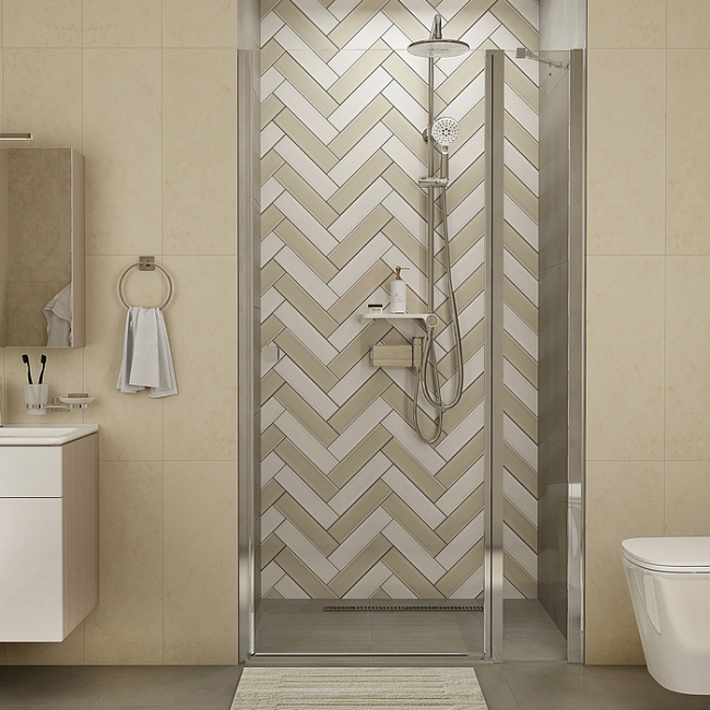 Душевая дверь в нишу 100x195 см Iddis Ray RAY6CP0i69, стекло прозрачное