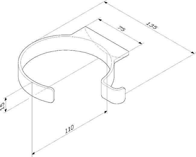 Держатель для фена AM.PM Inspire 2.0 A50A32322, черный матовый
