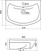 Раковина Santek Балтика 1WH110246 60 см.