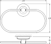 Полотенцедержатель FBS Standard STA 022