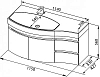 Тумба с раковиной Aquanet Опера 115 L 00212990 белый