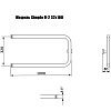 Полотенцесушитель водяной Ника Simple П 32/100 хром
