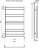 Полотенцесушитель водяной 50x80 см Lemark Poseidon LM42810 П10, хром