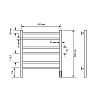 Полотенцесушитель электрический Comfysan 13691 хром