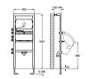 Инсталляционная система Roca Duplo Urinario Universal 890094100 для писсуаров