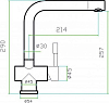 Смеситель Zorg Inox SZR-0911 PL для кухонной мойки