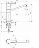 Смеситель для кухни Ideal Standard Ceraplan III BC813U4 хром, черный