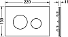 Лицевая панель Tece Loop Modular 9240675 сланец