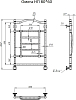 Полотенцесушитель водяной Тругор Омега НП 80*60