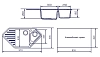 Кухонная мойка Mixline ML-GM25 ML-GM25 (331) белый