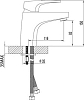 Смеситель Lemark Shift LM4306C для раковины