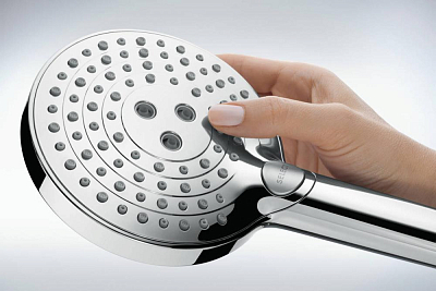 Душевая система Hansgrohe Raindance S Showerpipe 240 PowderRain 1jet 27633670 матовый чёрный
