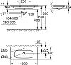 Раковина Grohe Euro Ceramic 3958500H 100 см