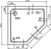 Душевой поддон Vincea 100x100 VST-2AP-1010, белый