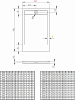 Душевой поддон Radaway Teos F 110x90 см HTF11090-64, серый