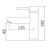 Смеситель Comforty для раковины, черный матовый, 00004149947 (FC018A-CMT)