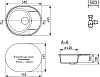 Мойка кухонная Domaci Солерно DN 585-06 трюфель