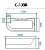 Акриловая ванна Cerutti Spa C-403R