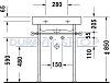 Раковина 65x52 Duravit Happy D 0417650000