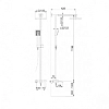 Душевая система Kaiser SX-1113, хром