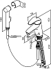 Смеситель Damixa Space 100300000 для раковины с гигиеническим душем