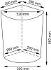 Корзина с крышкой Wasserkraft Vils WB-560-L