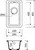 Кухонная мойка Iddis Tanto TU1B261i87, черный