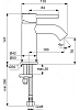 Смеситель для раковины Ideal Standard Ceraline BC268XG черный