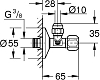 Угловой вентиль Grohe 22053000
