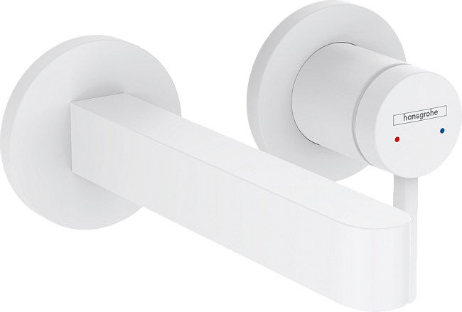 Смеситель для раковины Hansgrohe Finoris 76051700, матовый белый