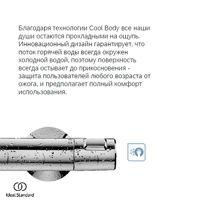Душевая система Ideal Standard Ceratherm A7204AA хром