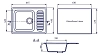 Кухонная мойка Mixline ML-GM18 ML-GM18 (341) белый