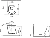 Инсталляция Ideal Standard ProSys Eco Frame 2.0 R0464AC с унитазом Stworki Merlingen R0464AC/MWH55 MWH55, крышка микролифт, клавиша белая матовая