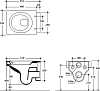 Подвесной унитаз Kerasan Cento 351401