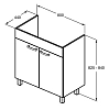 Тумба под раковину Ideal Standard Tempo E3241WG белый