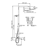 Душевая система WasserKRAFT серия A A199.119.126.010.CH Thermo хром