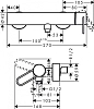 Смеситель для душа Axor Uno 38621930 желтый