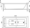 Фронтальная панель 170x75 см Jacob Delafon Spacio E6D086RU-00