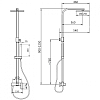 Душевая система Abber Daheim AF8220NG никель