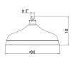 Душ верхний Lemark LM9830G золото