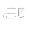 Инсталляция Ideal Standard Prosys Eco Frame M с безободковым унитазом Aquatek Европа E233267/AQ1900-00, AQ1900-00, белый матовый, сиденье микролифт