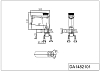 Смеситель для раковины D&K Bayern.Alfeld DA1482101 хром