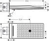 Верхний душ Hansgrohe Rainmaker Select 580 3jet 24001400, белый, хром