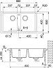 Кухонная мойка Franke Basis BFG 620 бежевый