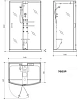 Душевая кабина Jacuzzi Mynima 9547-127A Sx/Dx