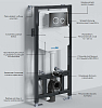 Инсталляция для унитаза WasserKRAFT Aller 10TLT.010.ME.MB01 с клавишей смыва черный матовый