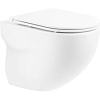 Комплект унитаза с инсталляцией BelBagno Expert BB066CHR/BB870SC/BB004-40 EXPERT/BB014-SR-BIANCO с сиденьем микролифт и белой клавишей смыва